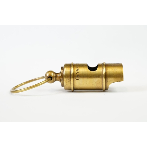 205 - Brass White Star Line style Whistle