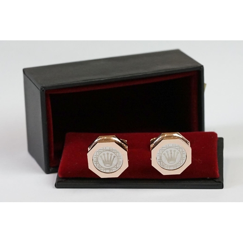 234 - Gents Cufflinks with crown design