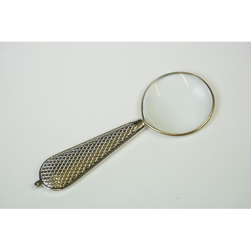 276 - Set of Three Magnifying Glasses with silver plated handles