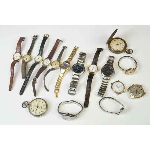 288 - Collection of Watches and Pocket Watches including Sekonda, Rotary, Citizen, Gucci, Lorus, Timex, et... 