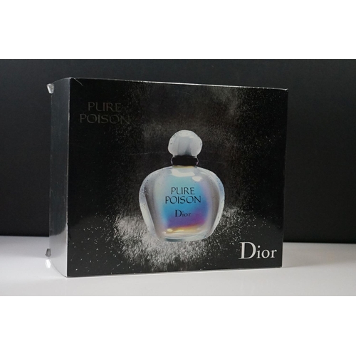 299 - A collection of Christian Dior poison to include Pure Poison, Poison and Hypnotic Poison, two bottle... 