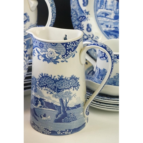 51 - Collection of Copeland Spode and Spode ' Italian ' pattern blue & white ceramics, 39 pieces, to incl... 