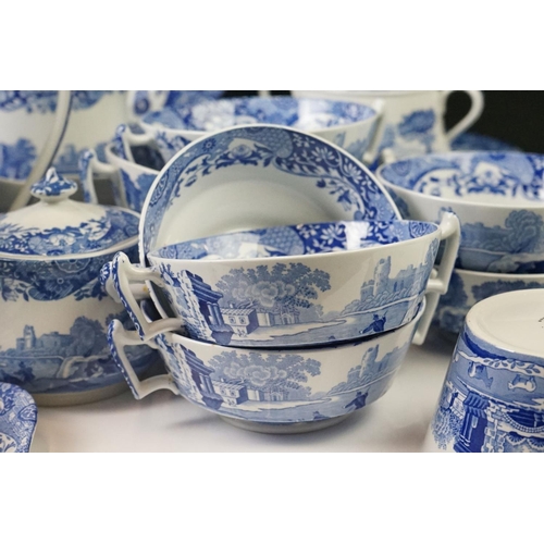 51 - Collection of Copeland Spode and Spode ' Italian ' pattern blue & white ceramics, 39 pieces, to incl... 