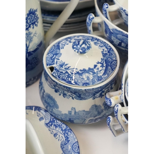 51 - Collection of Copeland Spode and Spode ' Italian ' pattern blue & white ceramics, 39 pieces, to incl... 