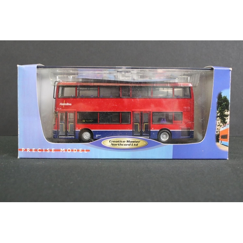 1018 - Five boxed / cased Creative Master diecast model buses to include 2 x Brighton & Hove (UKBUS 2006 & ... 