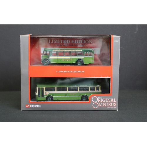 1019 - 43 Cased / boxed Corgi Original Omnibus diecast model buses, diecast ex, boxes vg (three boxes)