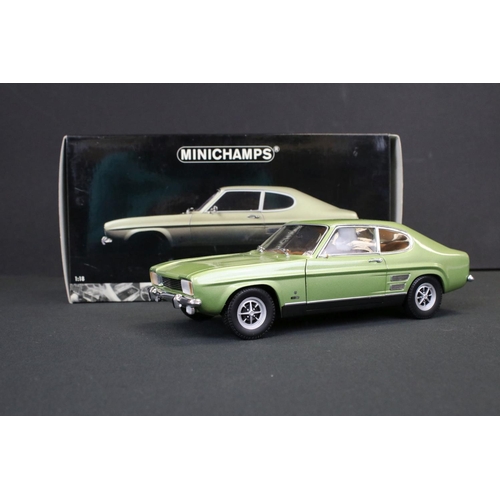 Two boxed Pauls Model Art MiniChamps 1/18 diecast models to