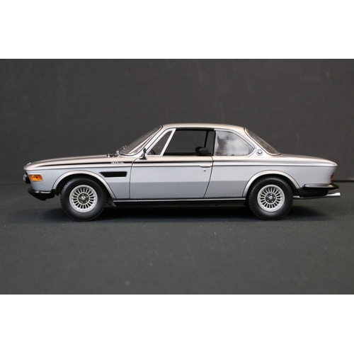 ミニチャンプス PMA 1/18 BMW 3.0 CSL 1972 シルバー Two boxed Pauls Model Art MiniChamps 1/18 diecast models to