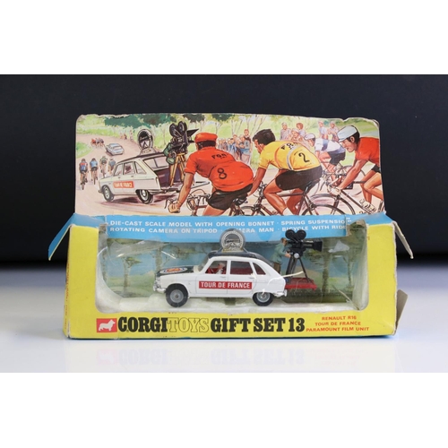 Boxed Corgi Gift Set 13 Renault R16 Tour de France Paramount Film