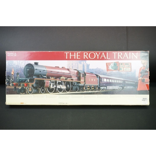 10 - Boxed Hornby Marks & Spencer R1045 The Royal Train train set complete with Princess Elizabeth locomo... 