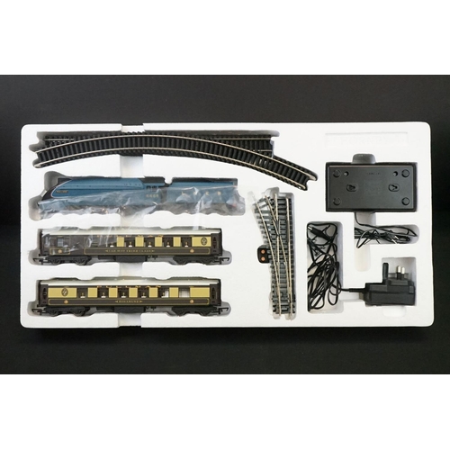 11 - Boxed Hornby OO gauge R1202 The Mallard Pullman electric train set, complete