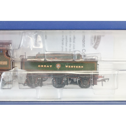 14 - Boxed Bachmann OO gauge 31726 City Class 3433 City of Bath GWR Garter Crest locomotive