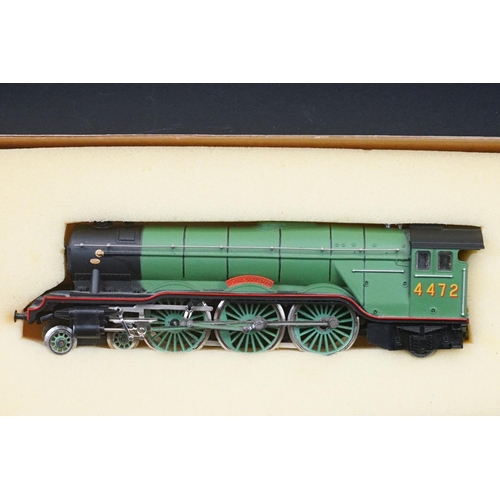 22 - Boxed Trix OO gauge 1180 Flying Scotsman steam locomotive with tender, with paperwork