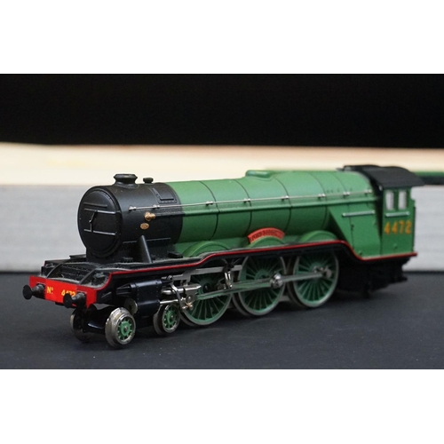 22 - Boxed Trix OO gauge 1180 Flying Scotsman steam locomotive with tender, with paperwork