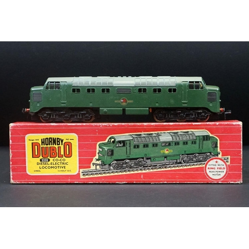 23 - Two boxed Hornby Dublo locomotives to include 2232 Co Co Diesel Electric Locomotive and 2218 2-6-4 T... 