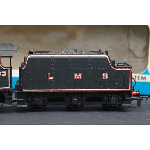 25 - Five boxed Airfix OO gauge locomotives to include 54150-1 Prairie Tank Loco 2-6-2 GWR green livery, ... 