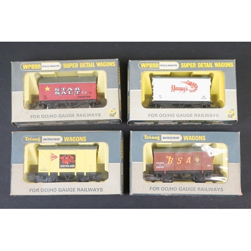 27 - 19 Boxed Wrenn OO gauge items of rolling stock to include Super Detail examples, 4 x coaches & 15 x ... 