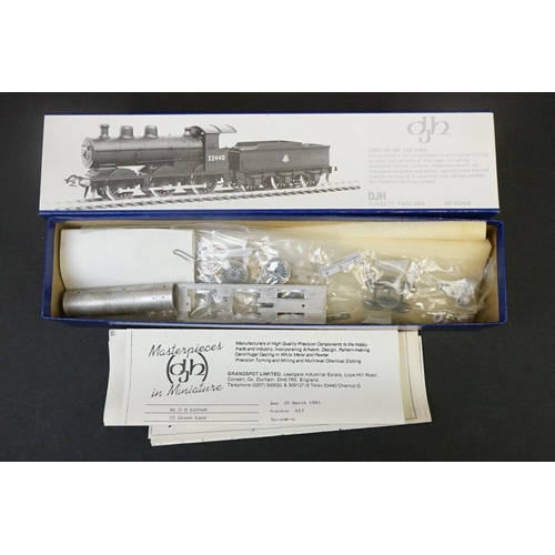 28 - Two boxed & unbuilt DJH OO gauge metal model kits to include K43 LBSC/SR/BR C2X 0-6-0 & K44 SR/BR 'L... 