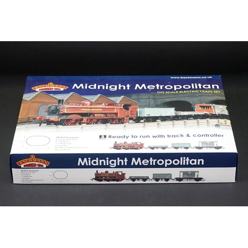 3 - Boxed Bachmann OO gauge 30077 Midnight Metropolitan train set, complete and ex