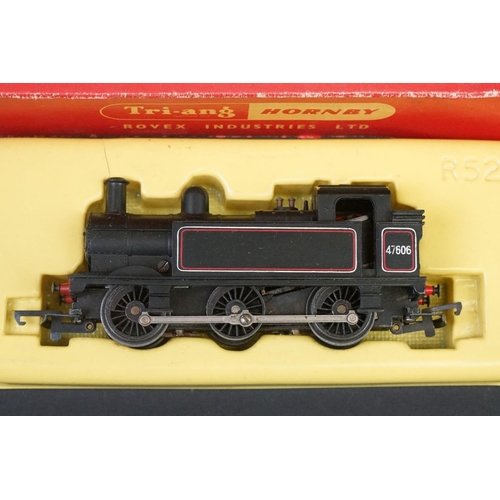 30 - Four boxed Triang Hornby locomotives to include R871 LMS 4-6-2 Coronation Locomotive in maroon, 2 x ... 