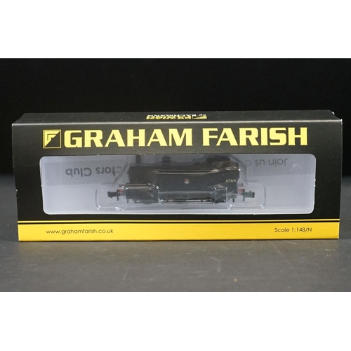 32 - Group of N gauge model railway to include 2 x cased Graham Farish locomotives (371986A Class 64XX Pa... 