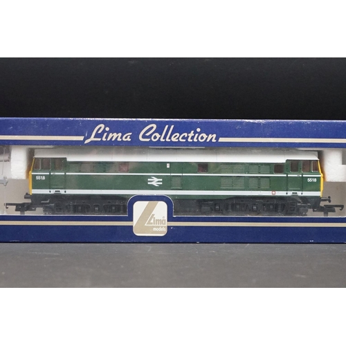 34 - Four boxed Lima OO gauge locomotives to include Great Eastern 47581, Lima Collection L205093 Diesel ... 