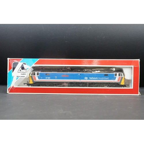 34 - Four boxed Lima OO gauge locomotives to include Great Eastern 47581, Lima Collection L205093 Diesel ... 