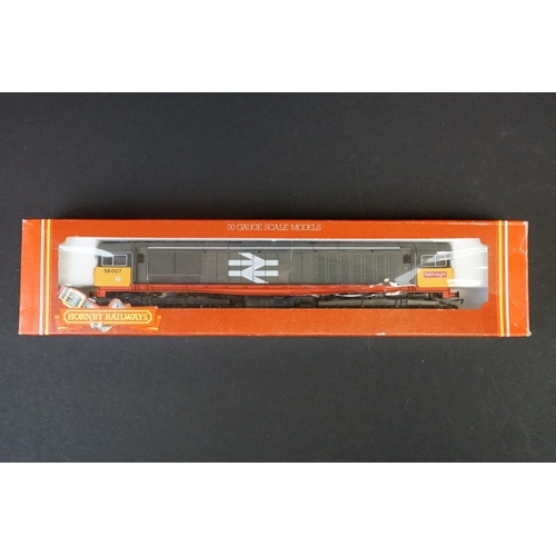 36 - Six boxed Hornby OO gauge locomotives to include R250 BR Class 58 Co Co Diesel, R072 BR Class 25 Die... 