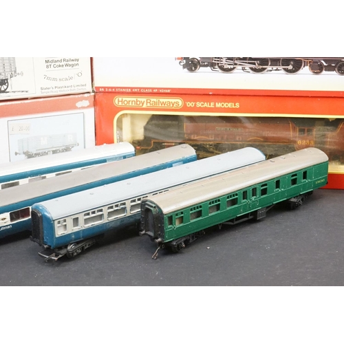 47 - Collection of boxed & unboxed OO gauge model railway featuring boxed Hornby R2636 BR 2-6-4T Stanier ... 