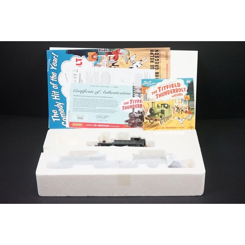 50 - Boxed ltd edn Hornby OO gauge R3186 The Titfield Thunderbolt electric train, complete with paperwork... 