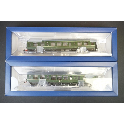 52 - Boxed Bachmann OO gauge 32-516A Derby Lightweight Two Car DMU BR Green with Speed Whiskers