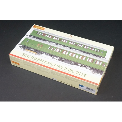 54 - Two boxed Hornby OO gauge Southern Railway train packs to include R3161 2 BIL 2114 & R3260 A HAL, bo... 