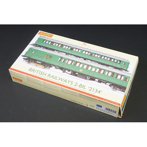 55 - Two boxed Hornby OO gauge British Railways train packs to include R3290A 2-HAL 2630 & R3162 2 BIL 21... 