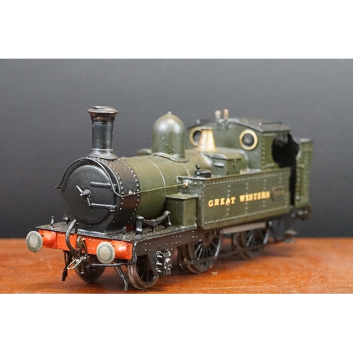 56 - Two cast kit built O gauge locomotives to include 2-4-0 GWR 1454 and 0-6-0 GWR 3576, both well made,... 