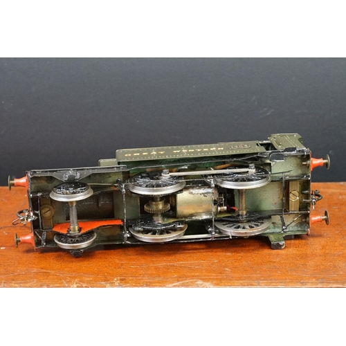 56 - Two cast kit built O gauge locomotives to include 2-4-0 GWR 1454 and 0-6-0 GWR 3576, both well made,... 