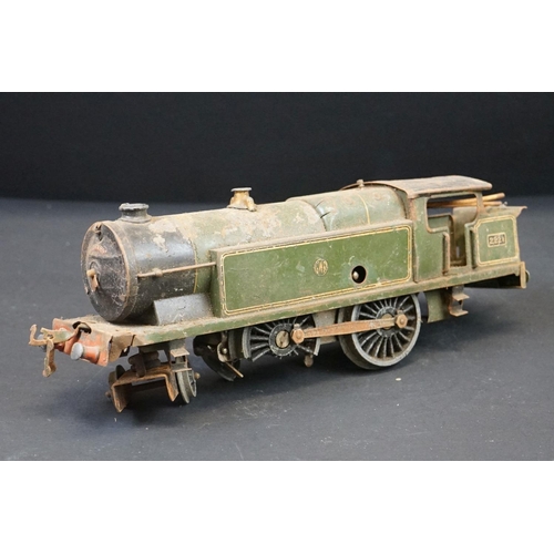 58 - Four Hornby O gauge locomotives to include French Serie Hornby 0-4-0 Etat 020-511 with Etat 25-511 t... 