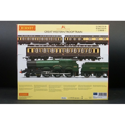 8 - Boxed ltd edn R3219 Great Western Troop Train Pack, complete and ex