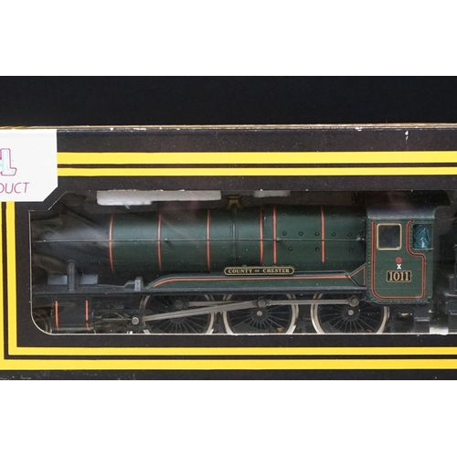 60 - Five boxed locomotives, to include Dapol County of Chester, Replica 11153 Modified Hall GWR Preserve... 