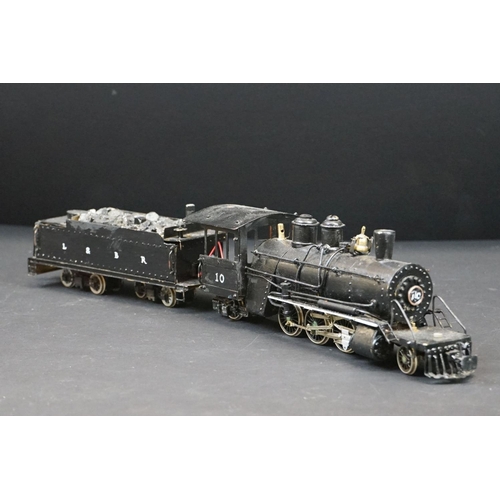 63 - One ON30 narrow gauge kit built motorised L&BR 2-6-0 locomotive with tender