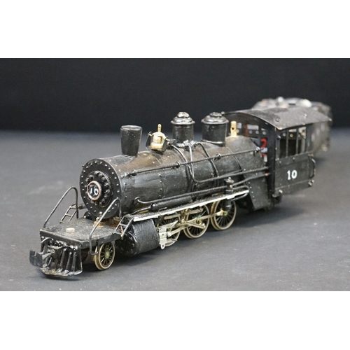 63 - One ON30 narrow gauge kit built motorised L&BR 2-6-0 locomotive with tender