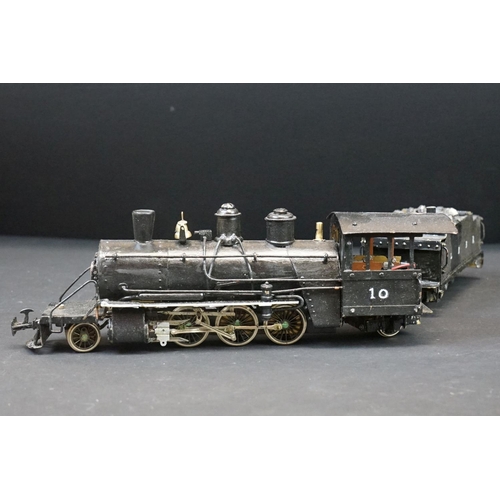 63 - One ON30 narrow gauge kit built motorised L&BR 2-6-0 locomotive with tender