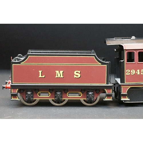 65 - Boxed Special ltd Release edn Bassett Lowke O gauge 99002 LMS Stanier 2-6-0 Mogul locomotive, ex