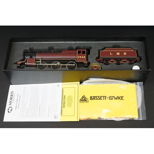 65 - Boxed Special ltd Release edn Bassett Lowke O gauge 99002 LMS Stanier 2-6-0 Mogul locomotive, ex