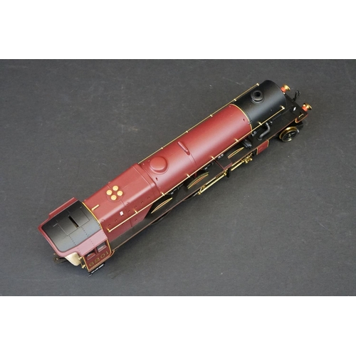 67 - Boxed ltd edn Hornby OO gauge R2215 LMS 4-6-2 Princess Elizabeth Princess Class 18ct gold part plate... 