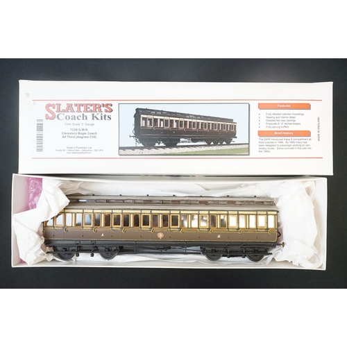 100 - 19 O gauge items of kit built rolling stock in boxes featuring Slaters, Parkside Dundas, Andrews, Bl... 