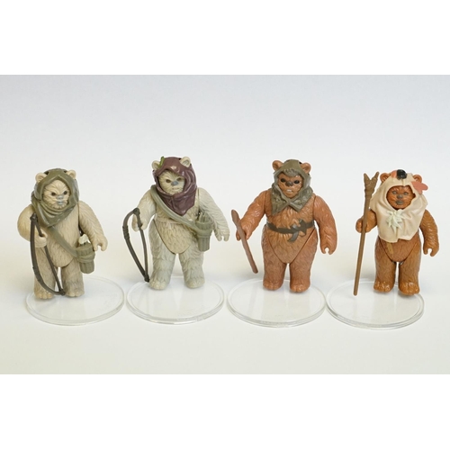 Star Wars Four original Last 17 Ewok figures to include Romba