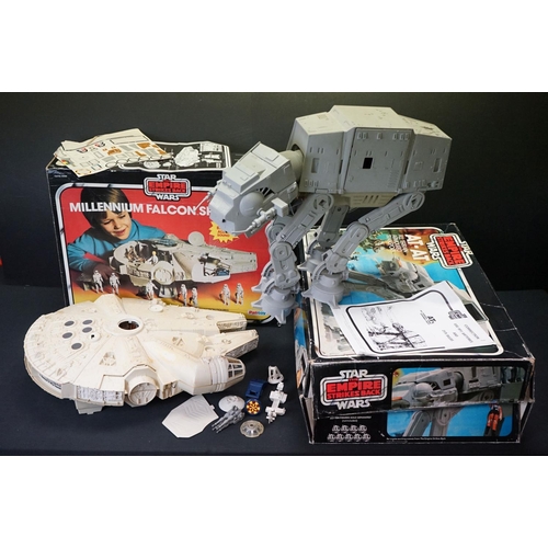 1685 - Star Wars - Two boxed The Empire Strikes Back vehicles to include AT-AT with instructions (missing b... 