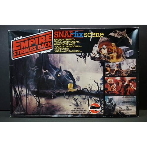 1686 - Star Wars - Nine play worn mini rigs to include Ewok Assault Catapult complete with instructions, IN... 