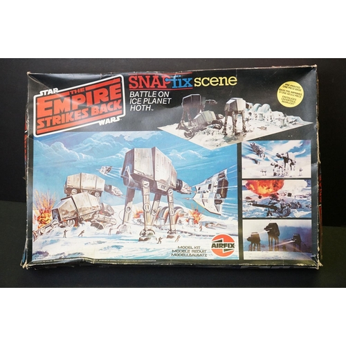 1686 - Star Wars - Nine play worn mini rigs to include Ewok Assault Catapult complete with instructions, IN... 