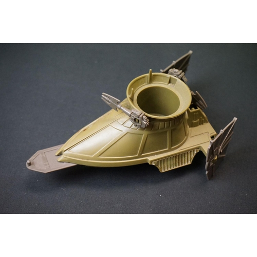 1687 - Star Wars - Four original play worn Star Wars vehicles to include Millennium Falcon (Light Barrier B... 